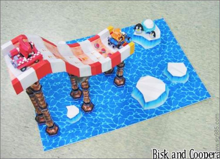 跑跑卡丁车场景冰山极速