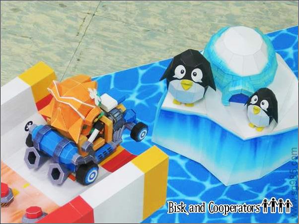 跑跑卡丁车场景冰山极速