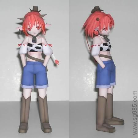 3水色学园之女牛仔