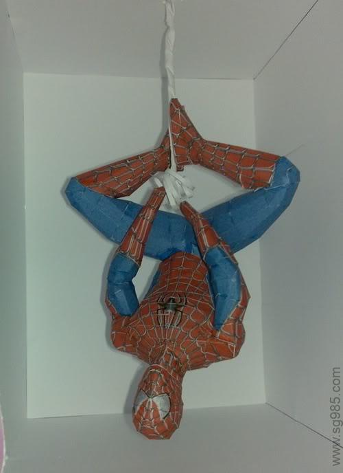 b蜘蛛侠Spider-Man倒挂版