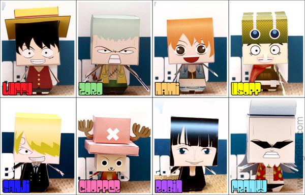 海贼王之Q版草帽海贼团全家福