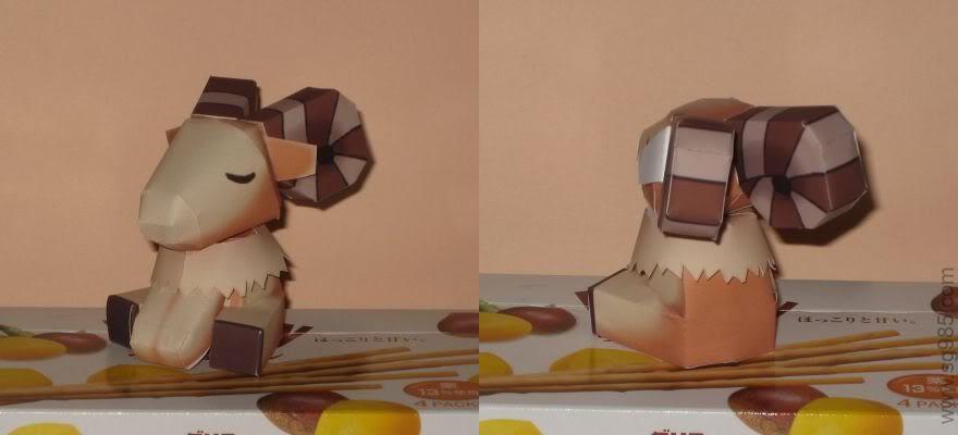 简单纸模型大杂烩之影视游戏动漫卡通人物动物第一弹