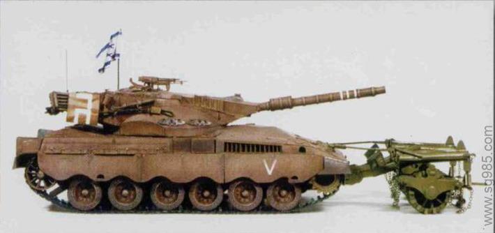 1比25梅卡瓦扫雷坦克