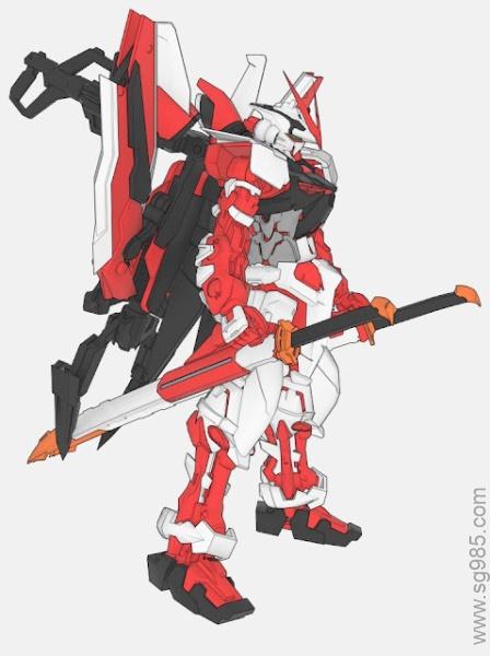 [ETTE]-MBF P02 Astray Red Frame MG Ver.红色异端改