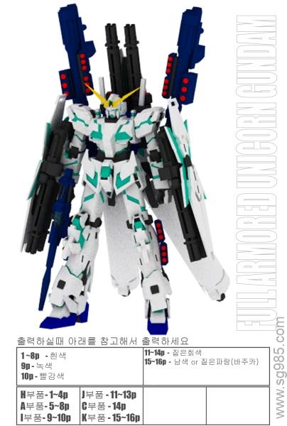 [TANKUV]-RX 0 独角兽高达毁灭者模式 全武装