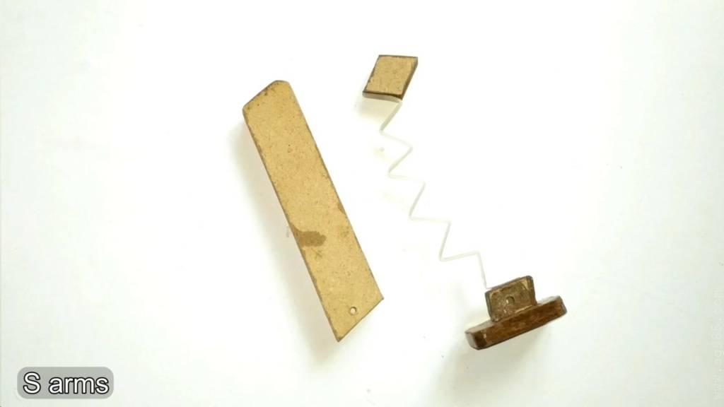 瓦楞纸枪图纸下载/手工纸板枪可发射wgog915用纸板制作纸板玩具枪+制作图纸