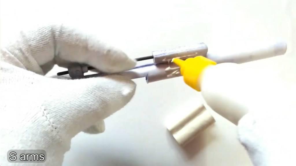 瓦楞纸枪图纸下载/手工纸板枪可发射wgog915用纸板制作纸板玩具枪+制作图纸