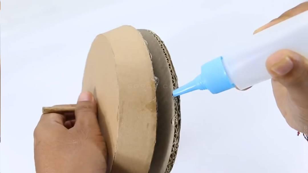 纸板手工枪/硬纸板手工枪/手工纸板枪wgog926迫击炮纸板枪+制作图纸下载