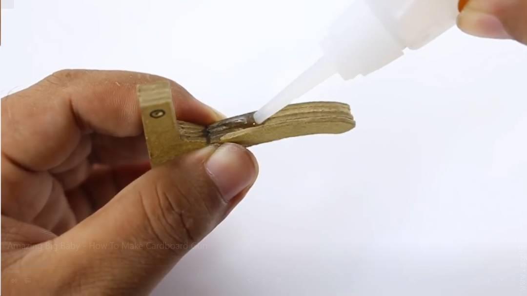 纸板手工枪/硬纸板手工枪/手工纸板枪wgog926迫击炮纸板枪+制作图纸下载