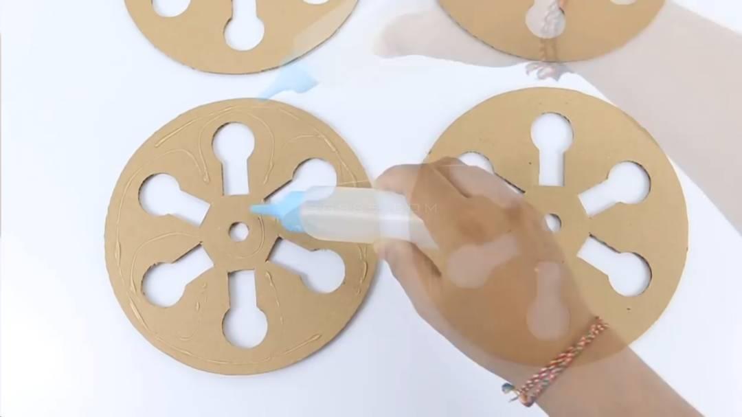 纸板手工枪/硬纸板手工枪/手工纸板枪wgog926迫击炮纸板枪+制作图纸下载