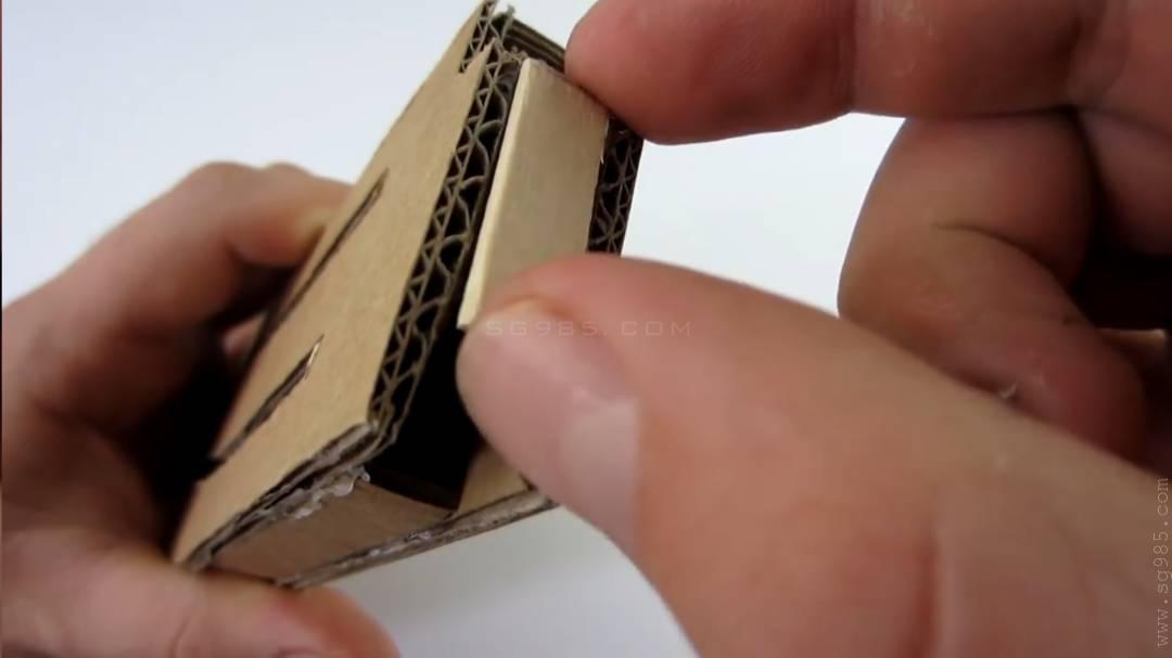 纸板玩具枪/用纸做一把枪/用纸板做枪wgog935用纸板制作可发射的纸板枪+制作图纸下载