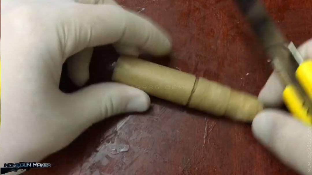 可以连发子弹的纸枪/纸板手工枪可发射子弹wgog929纸板制作纸板连发左轮纸板玩具枪+制作图纸下载