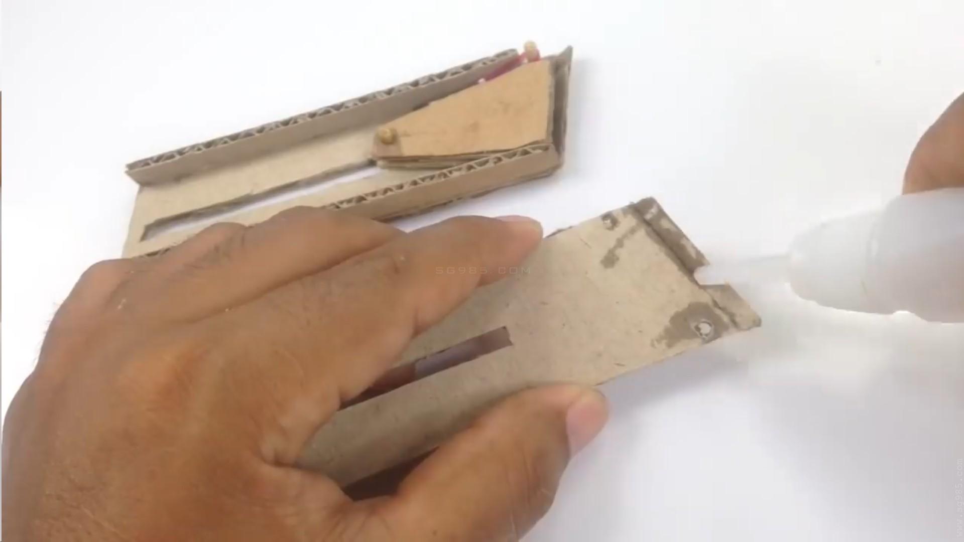 纸板做枪图纸/硬纸板手工枪图纸wgog908纸板制作45式板手枪+制作图纸下载