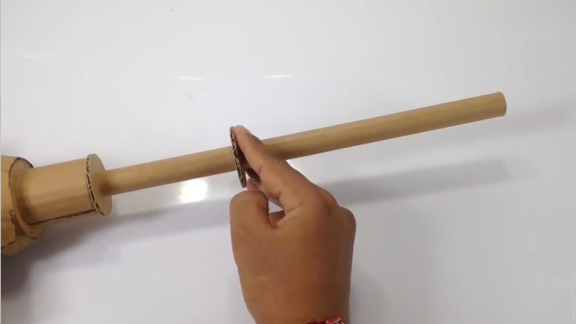 纸板枪设计图/纸板枪图纸awm/wgog909用纸板制作冲锋枪+制作图纸下载