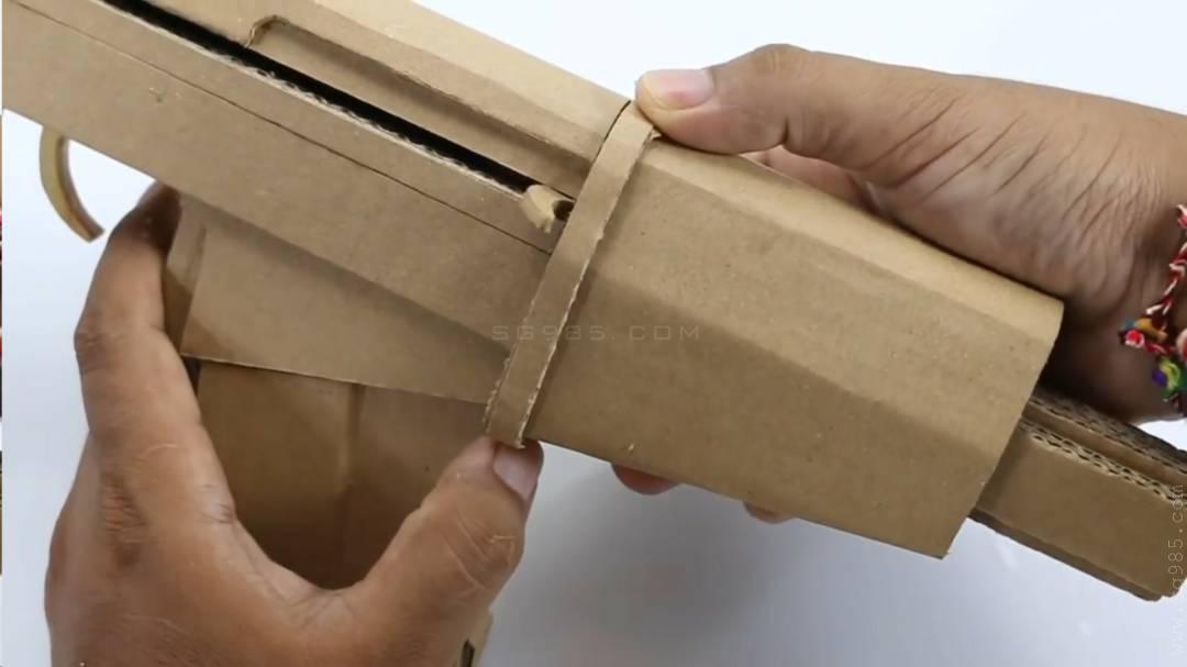 纸板枪图纸 awm/瓦楞纸板枪图纸wgog917用纸板制作一把纸板狙击枪+制作图纸下载