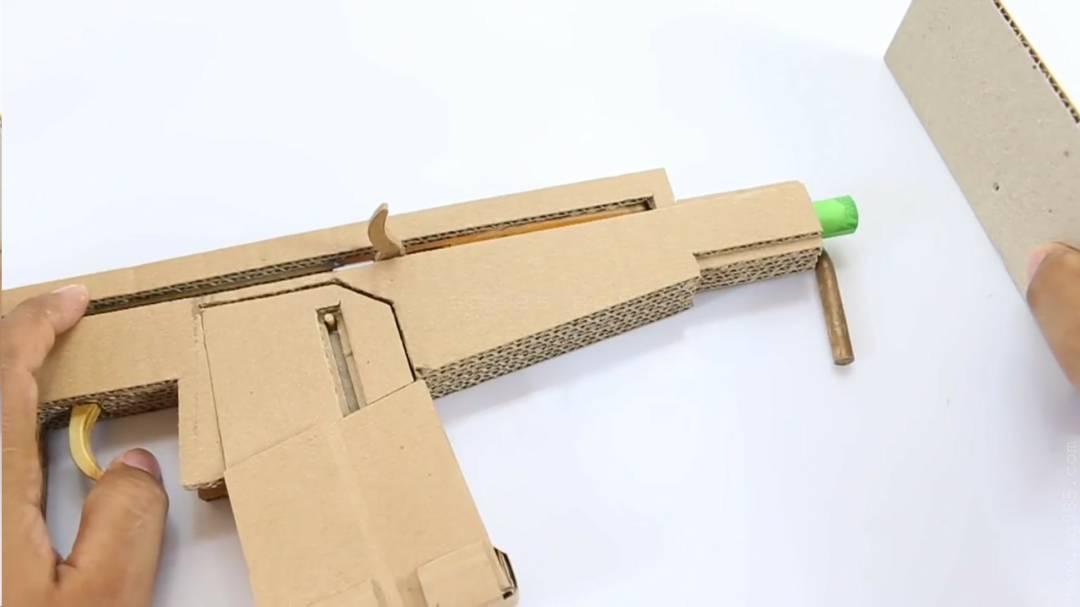 纸板枪图纸 awm/瓦楞纸板枪图纸wgog917用纸板制作一把纸板狙击枪+制作图纸下载