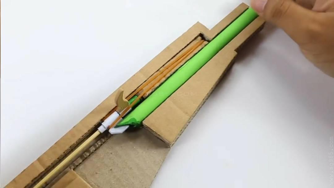 纸板枪图纸 awm/瓦楞纸板枪图纸wgog917用纸板制作一把纸板狙击枪+制作图纸下载