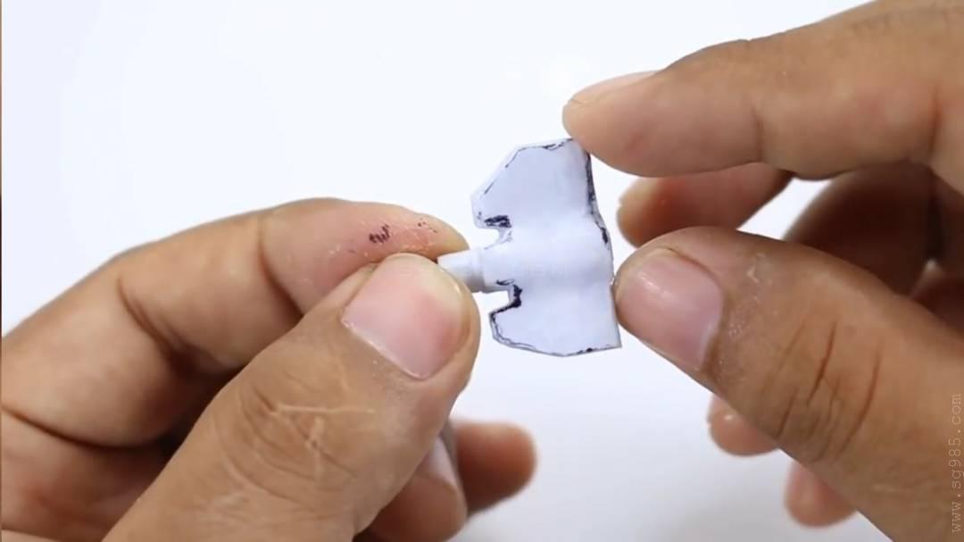 纸板枪图纸 awm/瓦楞纸板枪图纸wgog917用纸板制作一把纸板狙击枪+制作图纸下载