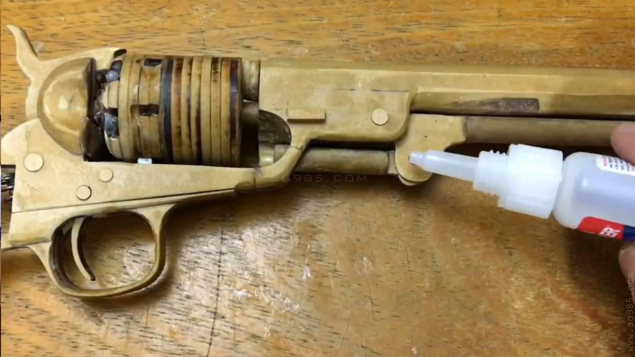 纸板枪设计图/手枪建模图纸/手枪图纸设计图wgog947激光切割密度板制作木板玩具枪+制作图纸下载