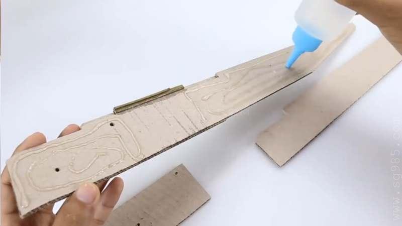 纸板枪98k的设计图纸/板枪98kwgog905瓦楞纸制作纸板枪+制作图纸下载