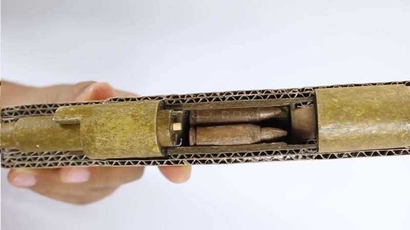 纸板枪98k的设计图纸/板枪98kwgog905瓦楞纸制作纸板枪+制作图纸下载