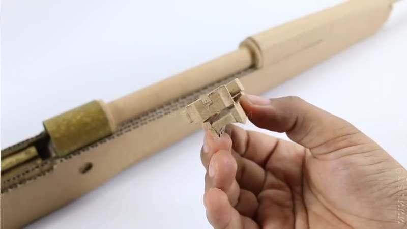 纸板枪98k的设计图纸/板枪98kwgog905瓦楞纸制作纸板枪+制作图纸下载