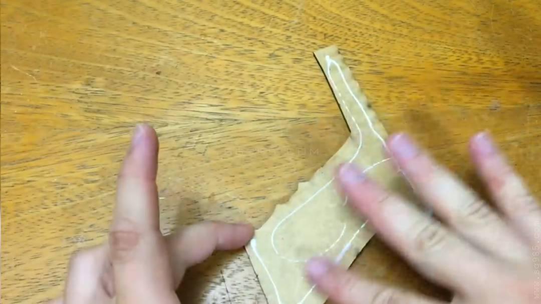 木板枪图纸/激光切割做一把玩具木板枪wgog921激光切割密度板diy木板玩具枪+制作图纸下载