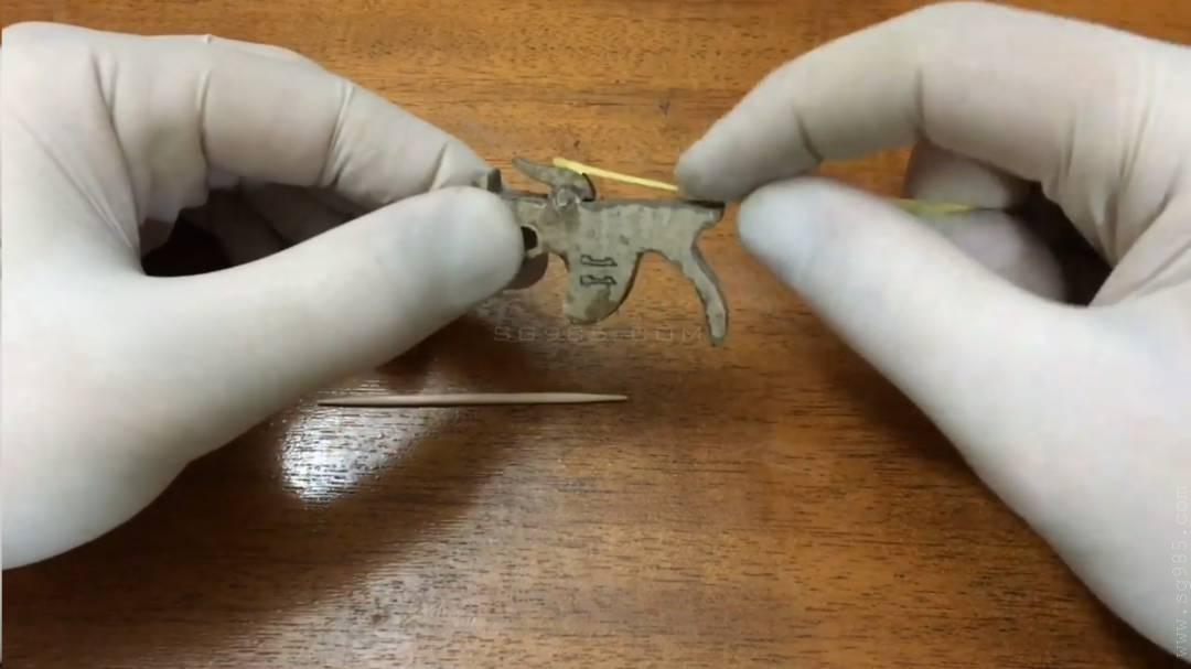 手工纸板枪图纸/手工纸板枪简单wgog920用纸板制作一把做了手枪+制作图纸下载