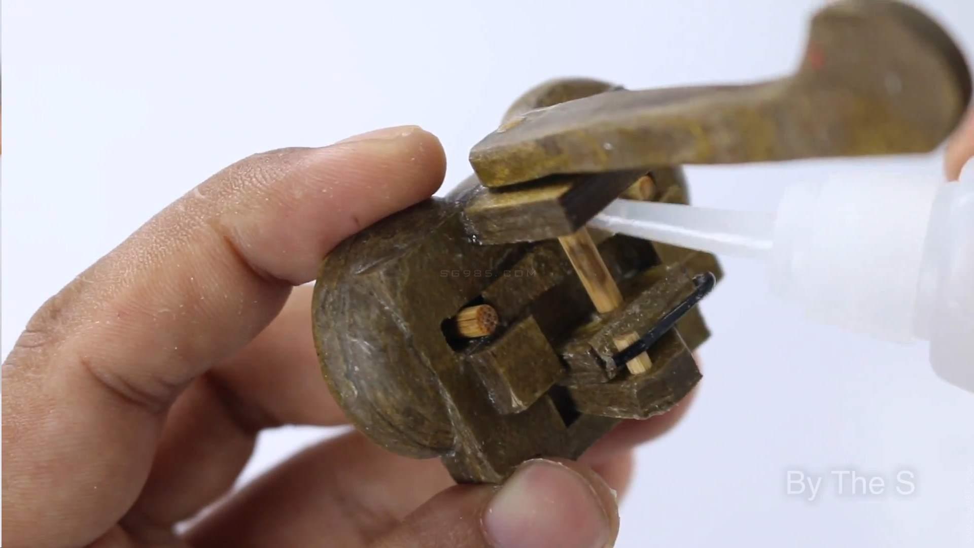 瓦楞纸板枪图纸/纸板枪图纸图片wgog906用纸板制作双筒猎枪可自动退堂+制作图纸下载