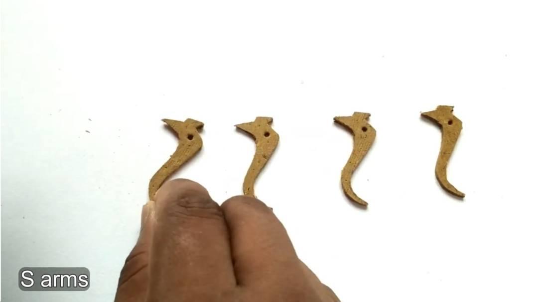 手工纸板枪制作/手工纸板枪怎么做wgog919用纸板制作一把单发发令枪+制作图纸下载