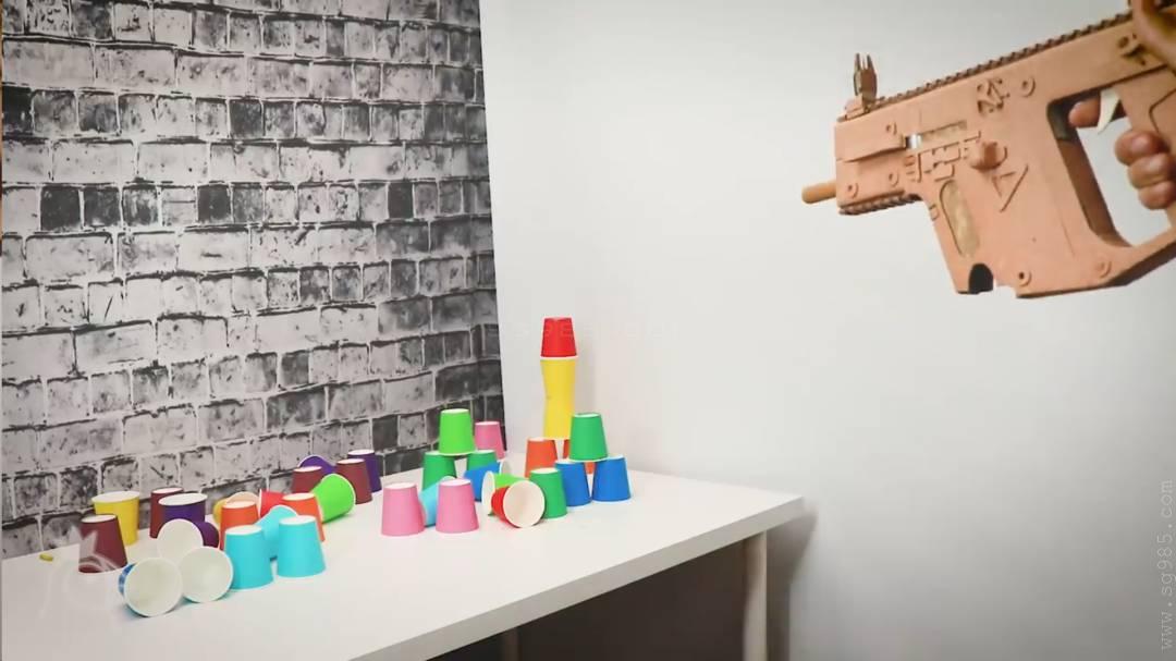 连发纸板枪教程/连发纸板枪详细教程/用纸板做可以连发的枪wgog939+制作图纸