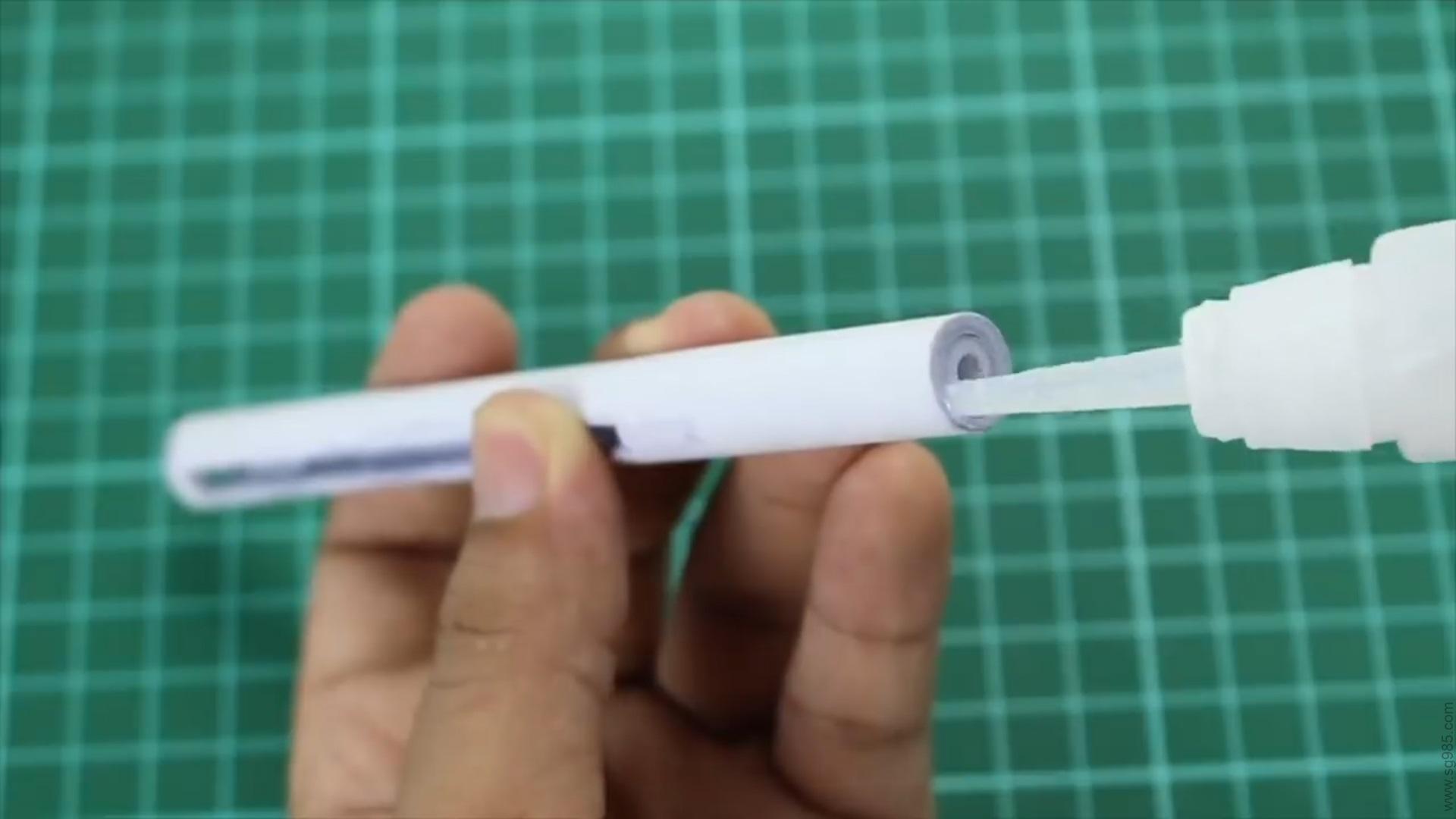 纸板枪图纸/纸板枪可发射WGOG902用之变制作纸板玩具枪+图纸下载