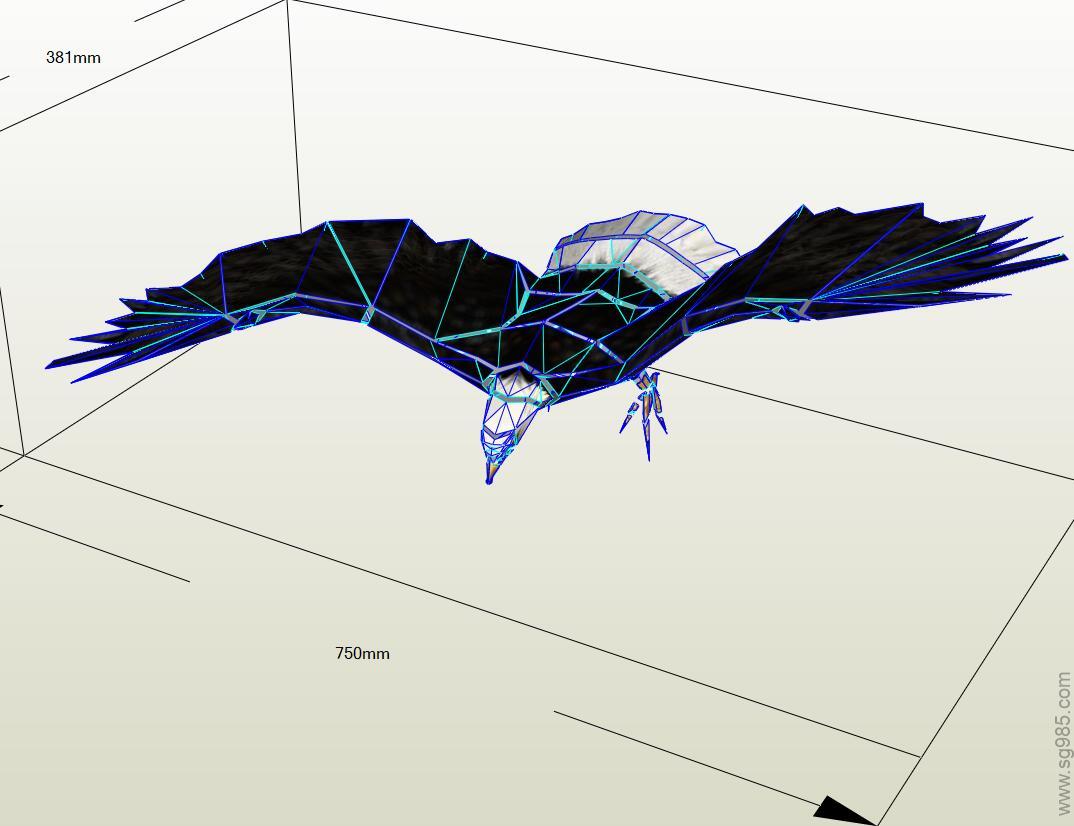 Papercraft King Eagle老鹰