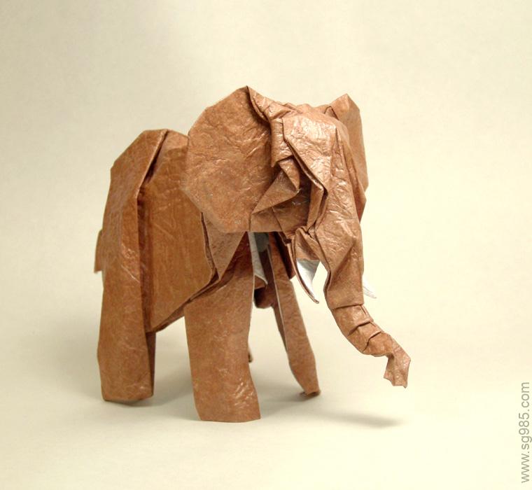 精品折纸-猛犸象