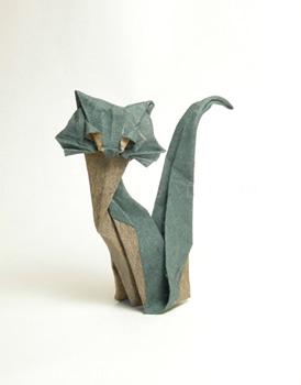 精品折纸-富贵猫