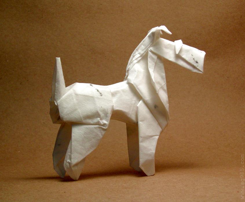 精品折纸-狐狸犬