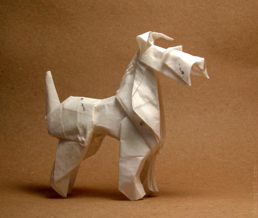 精品折纸-狐狸犬