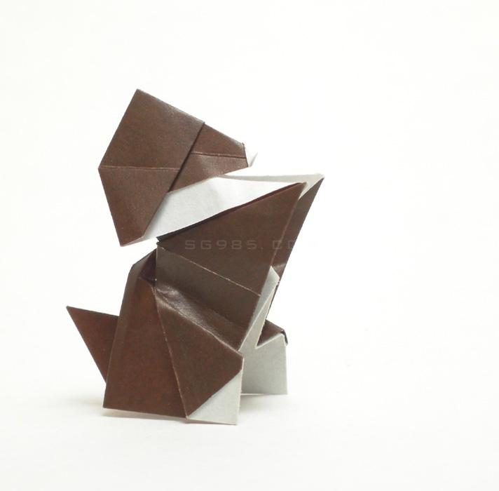 精品纸模-哈巴狗