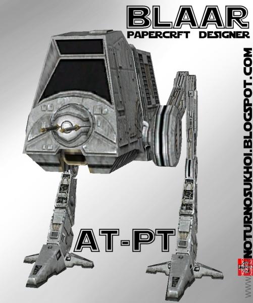 [StarWars] AT-PT-eva纸模
