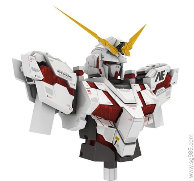 独角兽RX-0_Unicorn_Gundam高达纸模型图纸