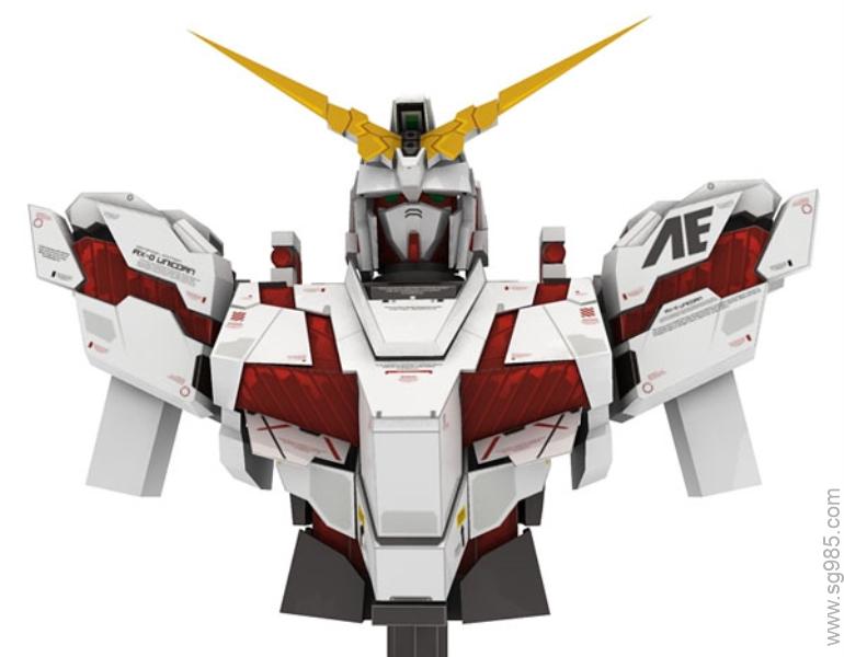 独角兽RX-0_Unicorn_Gundam高达纸模型图纸