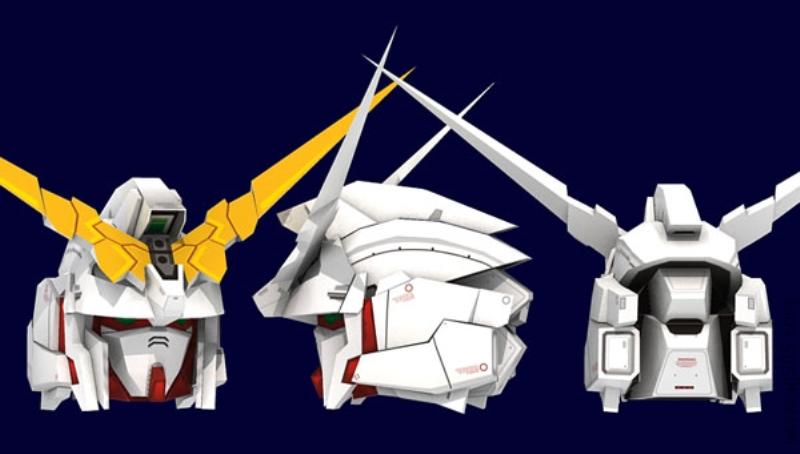 独角兽RX-0_Unicorn_Gundam高达纸模型图纸