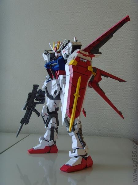 高达纸模—【TANKUV】GAT-X105 AQME-X01 Aile强袭高达