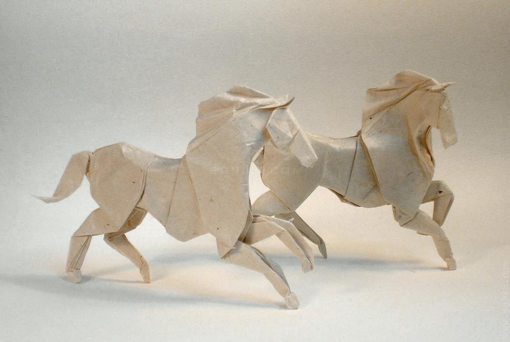 精品折纸-野马