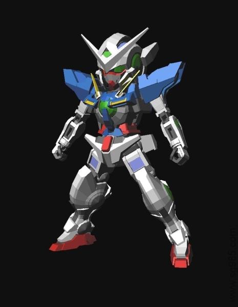 [CreamBread]-SD GN-001 Gundam Exia