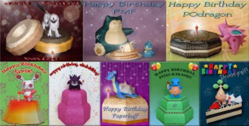 Mini Pokémon Birthday Cakes