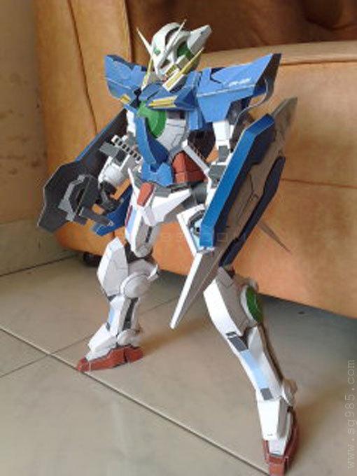 能天使（GN-001Gundam Exia）高达纸模