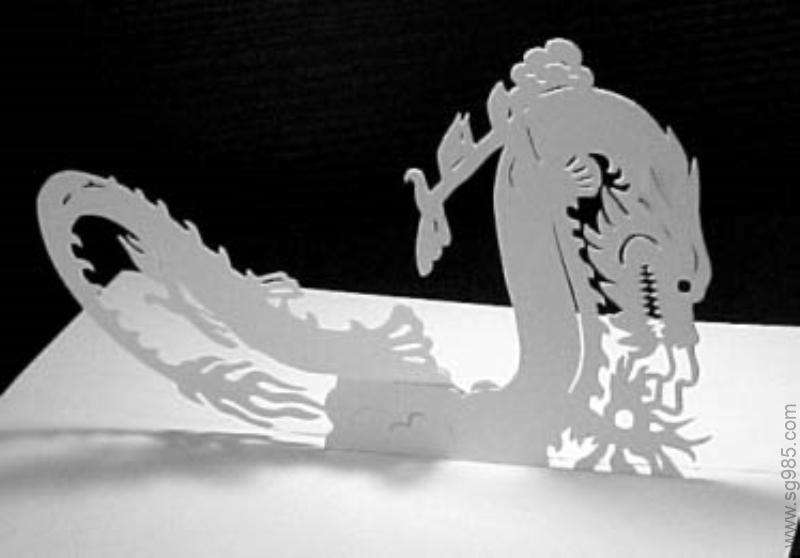 龙-纸雕