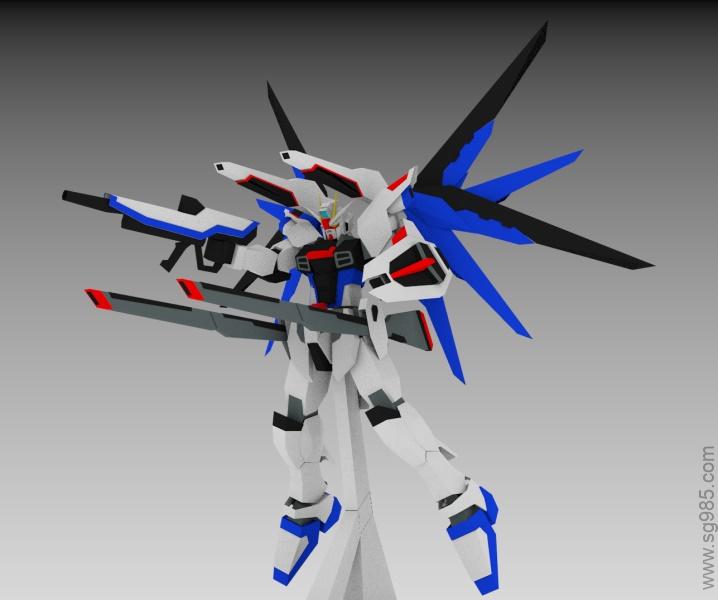 [Hikaru11]-ZGMF X10A Freedom simple version(colored)