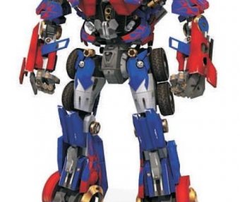 3变形金刚电影版擎天柱纸模完整版